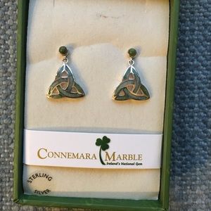 Earrings made in Ireland. Never worn